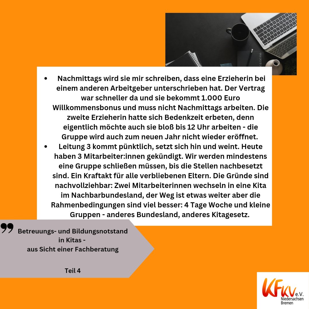 kfkv_nds_bremen's tweet photo. und keine Reden mehr!
#kitagipfelnds #kinderbrauchenmehr #kitasamlimit #nurgemeinsam #fürkinder #KitaFachkräfte #kitalevnds #twKita
2/2
Quelle: https://t.co/cMx9FbNPqr https://t.co/Il2uvoq66N