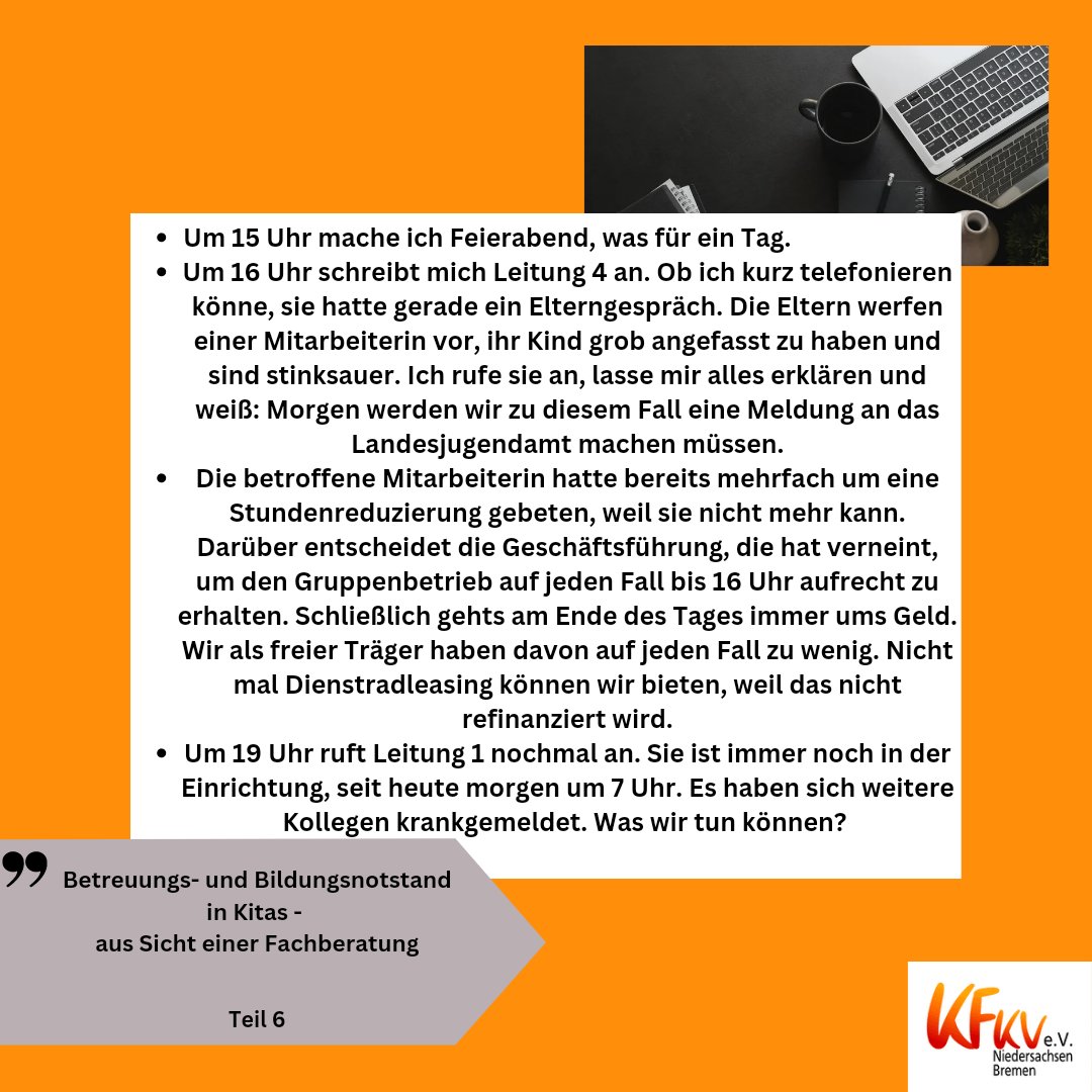 kfkv_nds_bremen's tweet photo. und keine Reden mehr!
#kitagipfelnds #kinderbrauchenmehr #kitasamlimit #nurgemeinsam #fürkinder #KitaFachkräfte #kitalevnds #twKita
2/2
Quelle: https://t.co/cMx9FbNPqr https://t.co/Il2uvoq66N