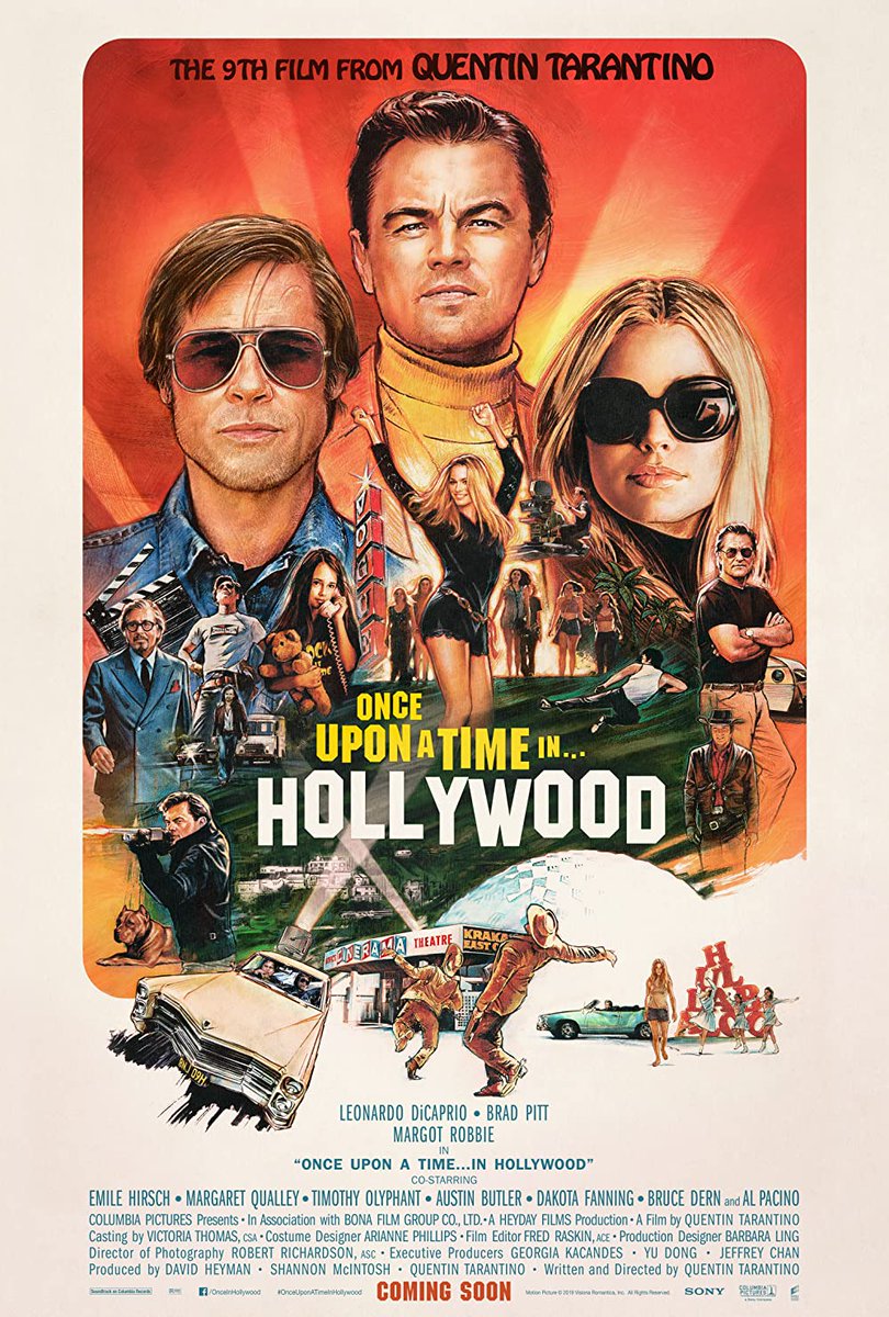 AJBenton7's tweet photo. I love Cinema and classic Hollywood is interesting to me along with the legendary actors from that era the way Tarantino brought 60's Hollywood to life was amazing and Margot Robbie as Sharon Tate was great and Quinten's take on her story was beautiful https://t.co/3LhpIgLJoA