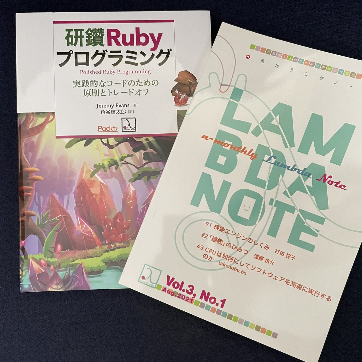 yuki3738's tweet image. 届いた。本を積むのではなく、研鑽を積みたい😌

#研鑽Ruby
#ラムダノート