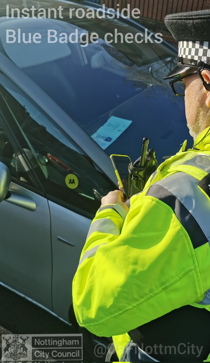 Recent changes will make it easier for many more authorities to carry out simple, useful, roadside #BlueBadge checks. 

If you misuse or abuse the #BlueBadge scheme you are more likely to be caught, wherever you go. 

#NoPlaceToHide
#RespectTheBadge #RespectTheSpace #teamwork