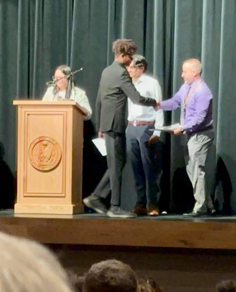 aneika's tweet image. Congratulations to our son Kyric! We were so proud to see you be acknowledged for your mathematical skills by being inducted into Mu Alpha Theta! #kleinoak #MuAlphaTheta