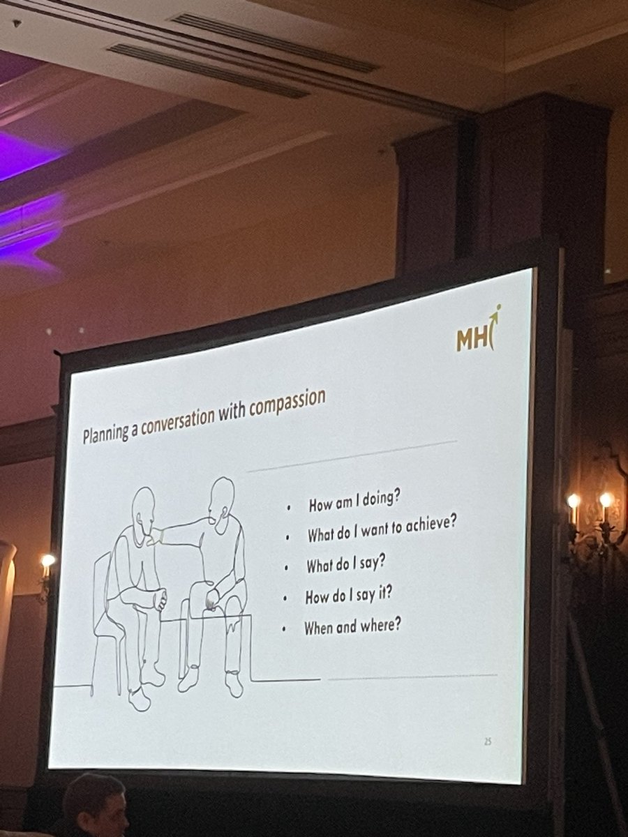 RickGavin3's tweet photo. The last keynote by Stephane Grenier was inspiring and educational.  He reminded us that lack of social support is one of the greatest risk factors in mental health. We need to maintain supportive work cultures where we hear each other and know we are not alone. #ulead2023 https://t.co/tf8Z2UYaB1