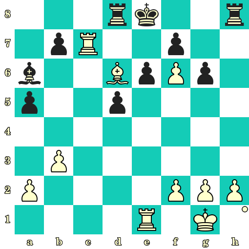 ❓ Test de niveau ★☆☆ sur Échecs et Stratégie. Les Blancs jouent et matent en 2 coups. Gadir Guseinov vs Ernesto Fernandez Romero, Aviles, 2000 ❤️ LIKEZ si vous avez trouvé (sans donner la solution) ⌚️ Combien de temps avez-vous mis ? 

🔑 La solution de l'exercice 👉 https://lnkd.in/gBTsWvWJ
💥 Envie de progresser aux échecs 👉 https://lnkd.in/eHGxd6A7

💡 Parce que les échecs développent des compétences recherchées par les entreprises 👉 https://lnkd.in/eC8-3iJ9 : analyse, stratégie, autonomie, résolution de problèmes, capacité à prendre des décisions ou bonne gestion du temps... 

🚀 Nous vous offrons chaque matin 3 exercices tactiques d’échecs tirés de parties réelles pour vous mettre en super forme cognitive pour la journée 🧠

😎 C’est le petit déjeuner by Échecs et Stratégie !

♟ On vous veut alerte et fringant pour que vous passiez une journée formidable.

🦾 Chaque matin, nous vous révélons les 3 solutions de ces exercices pour vous faire progresser jour après jour 👍

🎁 