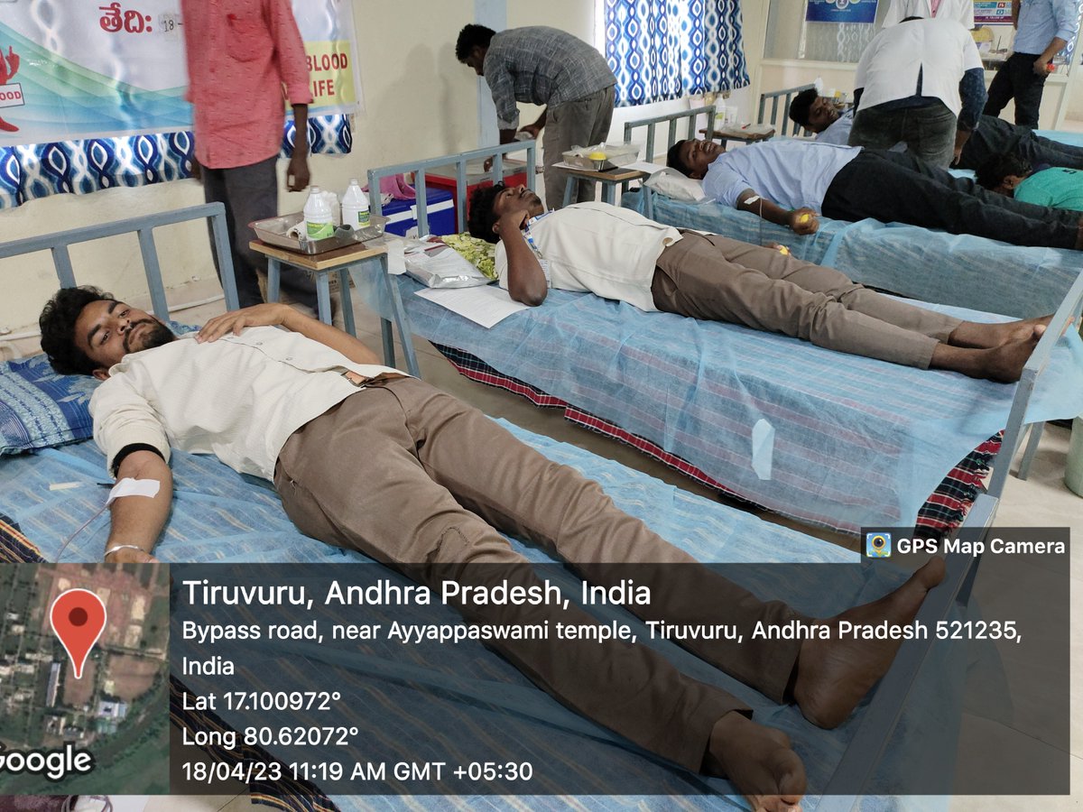 SVIST2008's tweet photo. Blood Donation Camp organised by NSS Unit of SVIST in association with Area Hospital Nuzvidu and Gudivada on 18-04-2023 https://t.co/t09oXG2WOT