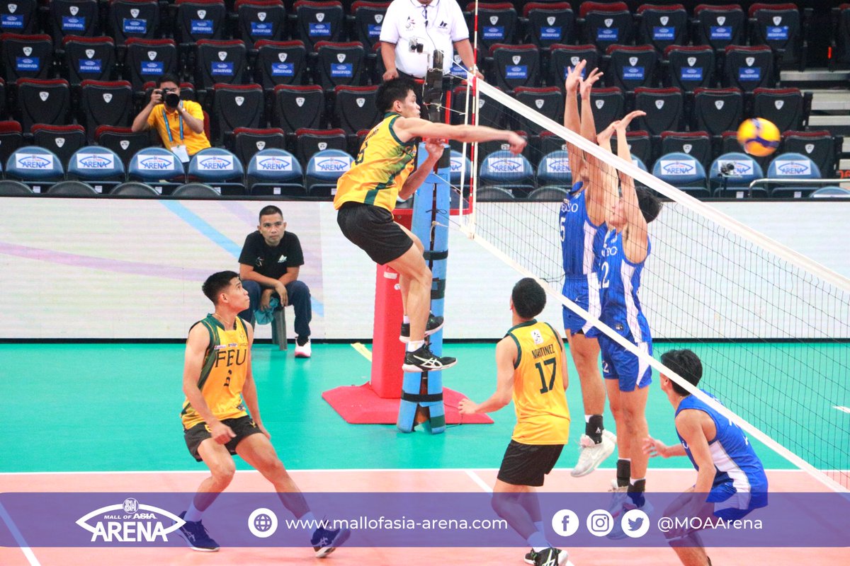 MOAArena's tweet photo. #UAAPSeason85 Men’s Volleyball

FINAL SET SCORE: ATENEO 15 - FEU 7

#RiseAsOne
#UAAPS85AtMOAArena
#ArenaSafe
#ChangingTheGameElevatingEntertainment https://t.co/PmzZHKlJlD
