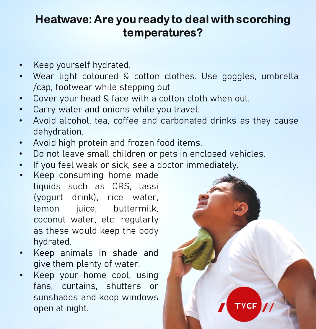 TVCFMumbai's tweet photo. Heatwave conditions continue to prevail in Maharashtra with no relief on the cards in the coming days. According to the #IMD, the temperatures in #Maharashtra are likely to rise by 2 to 4 degrees Celsius during the next four days.
#BeCareful #heatwave #HeatStroke #Mumbai https://t.co/QLzvXHA1Fx