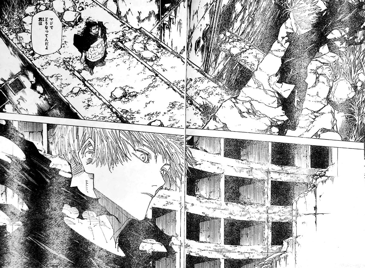 audreyjasmin_'s tweet photo. HE'S BACK HE'S FUCKING BACK #JJK221 #JJKSPOILERS https://t.co/aKPGSuZw2Q