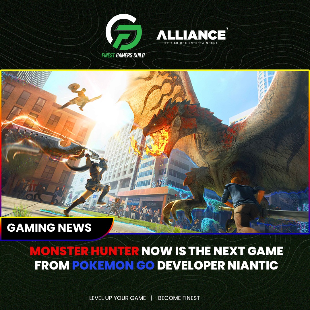 Niantic and Capcom have unveiled "Monster Hunter Now," a real-world action RPG mobile game. It's set to release in September 2023 on iOS and Android devices.

#BecomeFinest #FinestStreamers