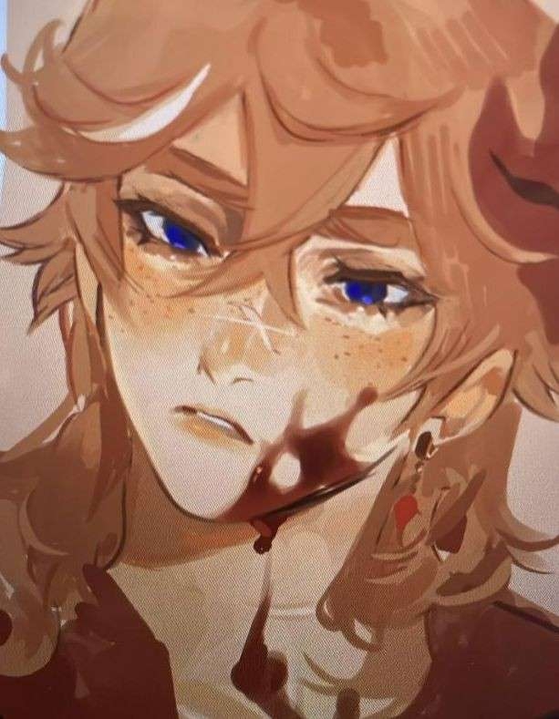 IM CRYING I SAW THIS ART ON PINTEREST AND I WANNA KNOW WHO THE ARTIST IS SO BAAADD THEY DRAW HIM SO PRETTY 😭😭😭