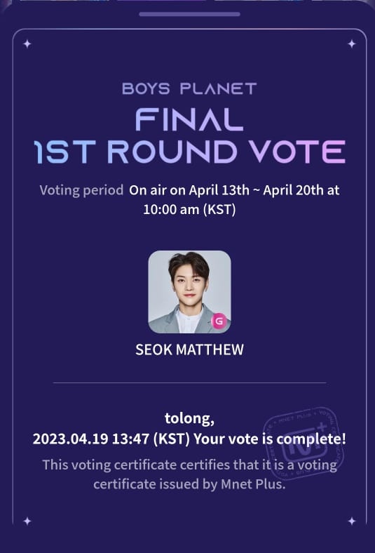 meowmeowtthew's tweet image. I got 2 more voting

#Matthew1Pick