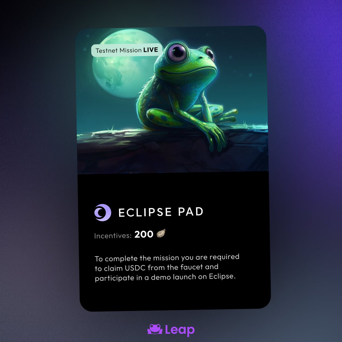 leap_wallet's tweet photo. it pays to be a tester, doubly so if you're a #Seilor 🚢

@EclipsePad has a new mission for all @SeiNetwork users🌘

participate now, and be part of building the fastest dApps on the fastest L1

check out the mission here on @BlockedProtocol 👇

https://t.co/cyYEuzxfQs https://t.co/1nBmO5EMk4