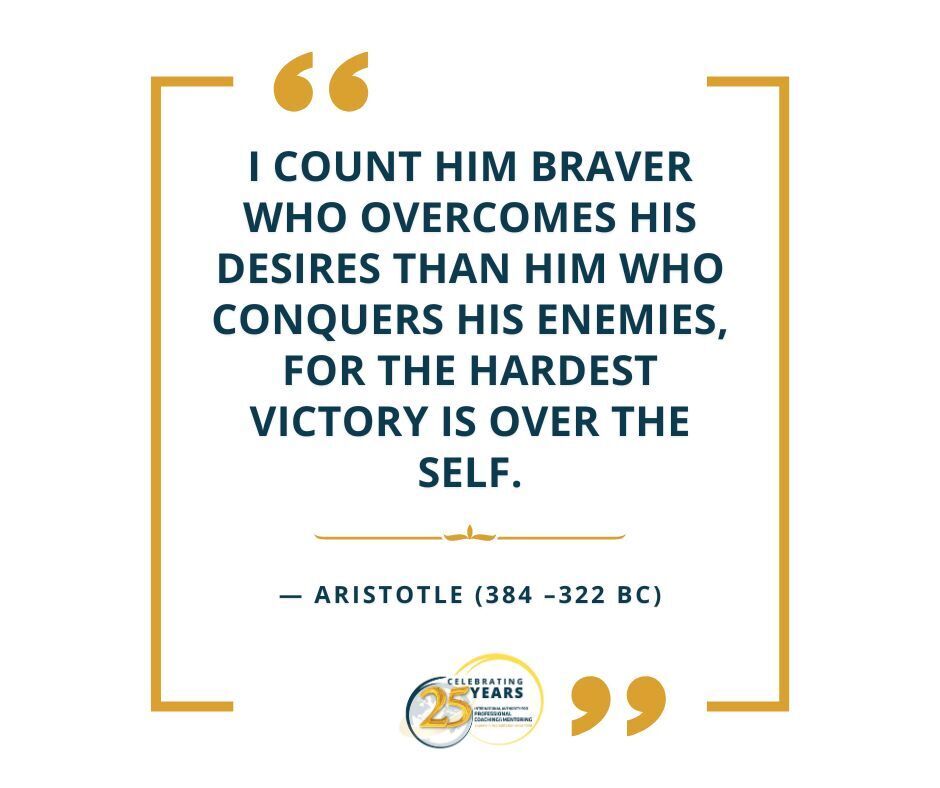 IAPCandM's tweet photo. I count him braver who overcomes his desires than him who conquers his enemies, for the hardest victory is over the self.

— Aristotle (384 –322 BC) https://t.co/awctGUtxV1