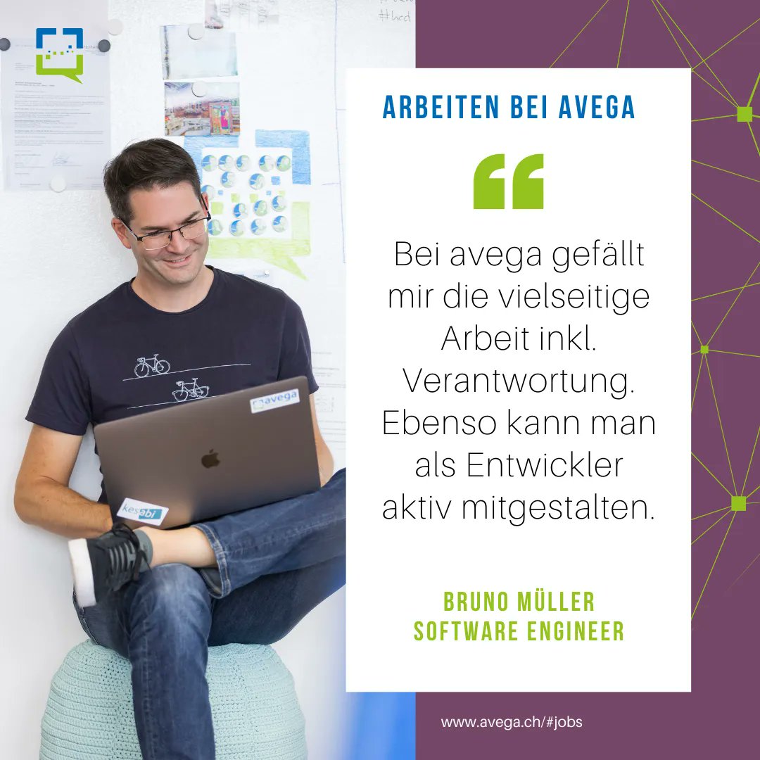 👩🏻‍💻Bist du Software Engineer oder Architect, packst gerne an und hast Lust auf etwas Neues?
Dann könnte diese Stelle bei uns etwas für dich sein. avega.ch/jobs/software-…🚀 

Bei weiteren Fragen kannst du dich gerne melden (jobs@avega.ch)
