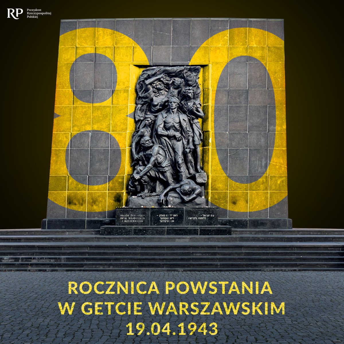 prezydentplarch's tweet photo. 📆 19.04.1943 r., w getcie warszawskim wybuchło powstanie.

Pochylamy nisko głowę przed ich bohaterstwem, męstwem, determinacją i odwagą. https://t.co/1XWmKxEw6s
