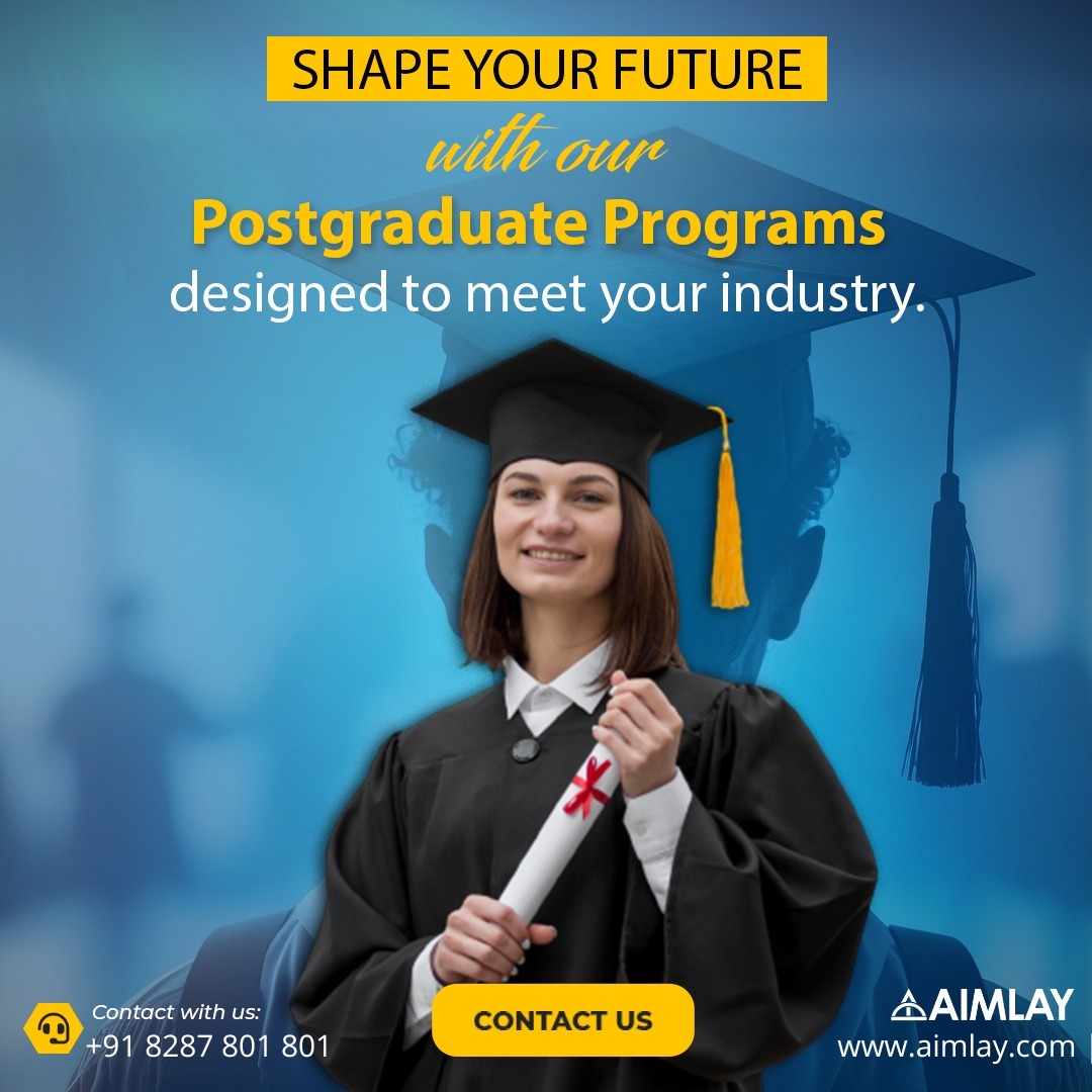 AimlayIndia's tweet photo. Aimlay offers postgraduate programs designed to provide advanced knowledge and skills to individuals who want to accelerate their careers in their chosen industry.
Enroll Now: https://t.co/f2CyfjWSGv
#aimlay #graduation #graduationdegree https://t.co/iWYiwgxXf5