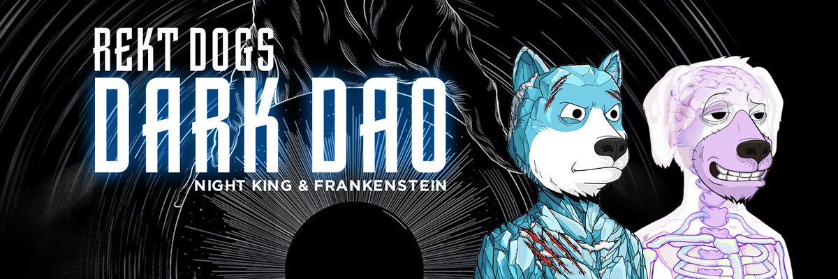 This is just the start of the <a href="/rektdogs/">Rekt Dogs</a> biggest DAO
x.com/rekt_darkdao
Welcome all Night Kings and Frankensteins join in, we have many great plans ahead.