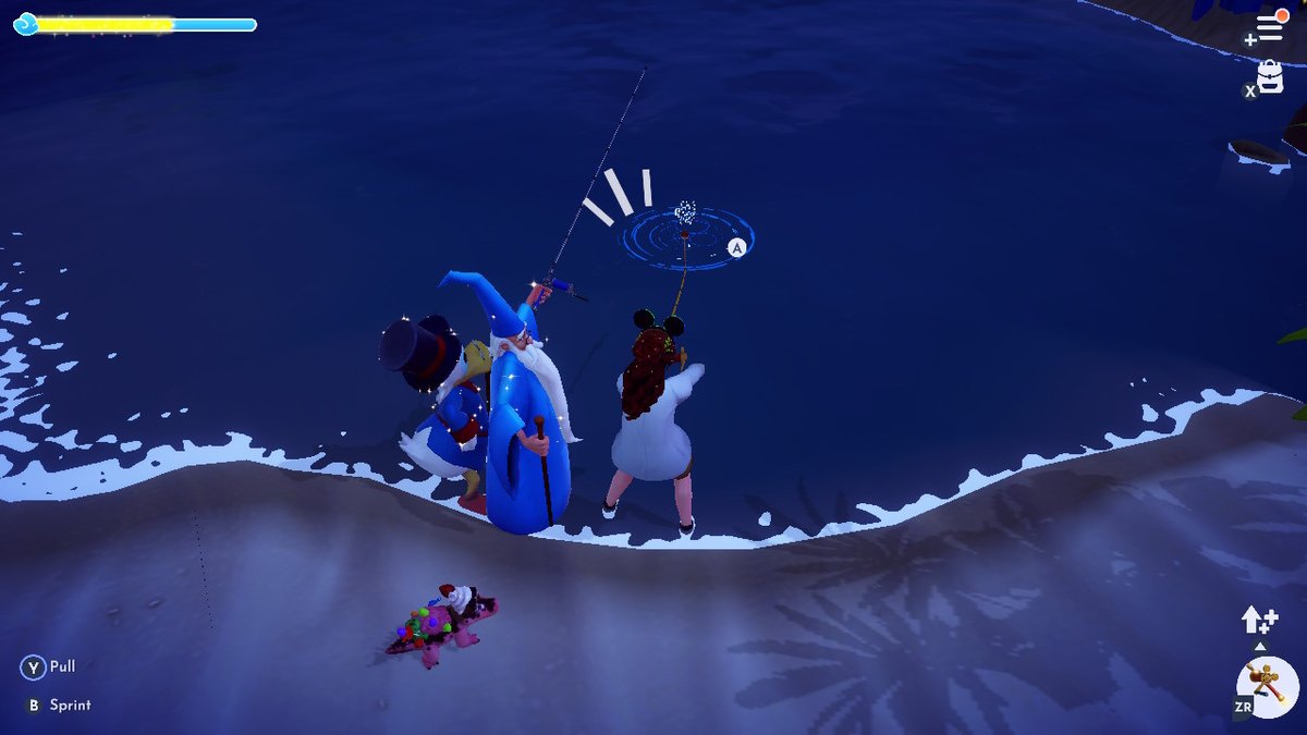 jendewph's tweet image. had an extra #EvenMoreMiraculousFishingPotion at my haus #Scroodge followed me to the #StorageRoom to check it out #DreamlightValley #StarPathDuties trying to Snag Shrimps #Merlin joined me #Stitch makes my #HeartSmile when i catch him Sayin or Blurbing abt #Ohana #NintendoSwitch