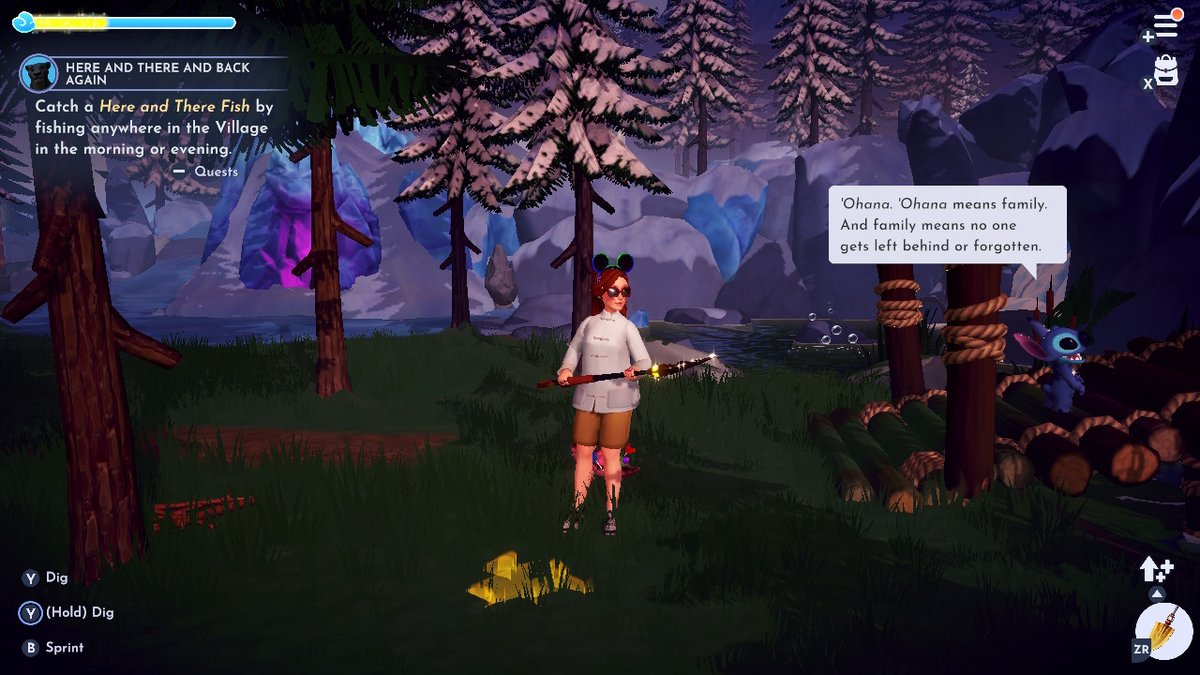 jendewph's tweet image. had an extra #EvenMoreMiraculousFishingPotion at my haus #Scroodge followed me to the #StorageRoom to check it out #DreamlightValley #StarPathDuties trying to Snag Shrimps #Merlin joined me #Stitch makes my #HeartSmile when i catch him Sayin or Blurbing abt #Ohana #NintendoSwitch