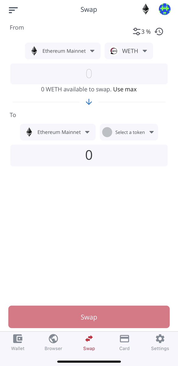 Eljaboom's tweet photo. You can always keep your $Pepe in @okse_io 
Switch your weth or eth to #Pepe or any other tokens using the swap functionality where it connects you to the best price using aggregators.
🐸 https://t.co/LcpbUHOCYx