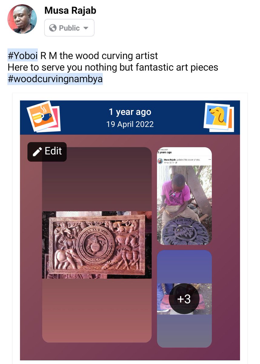 musarajab8's tweet image. #Yoboi R M the wood #curving artist #working +256752587678 am here to serve you nothing but fantastic art #pieces
Thank you for your support +256752587678 #WhatsApp number call next #woodcurvingnsambya #GoodMorningTwitterWorld #ArtistOnTwitter #artwork #wood