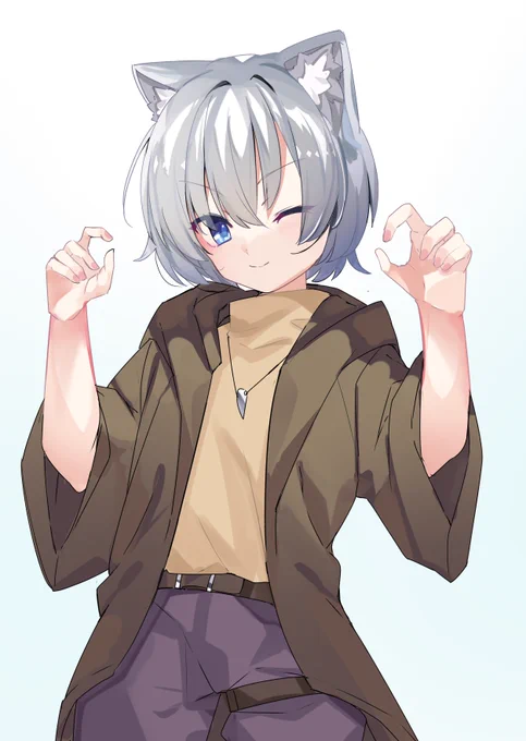 Skebの依頼で描かせていただいた絵。以前描かせていただいたときも思ったけど男の娘って多分あらゆる属性の中で一番描くの難しい#大神わぅ 