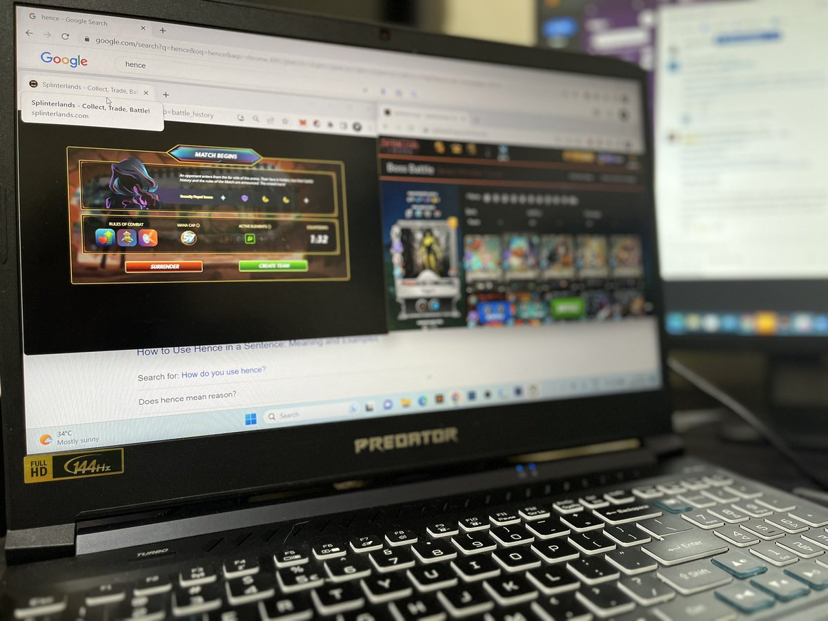 jannideppster's tweet photo. Efficiency 😅 #splinterlands #splinterforge #work https://t.co/aZfctxXckl