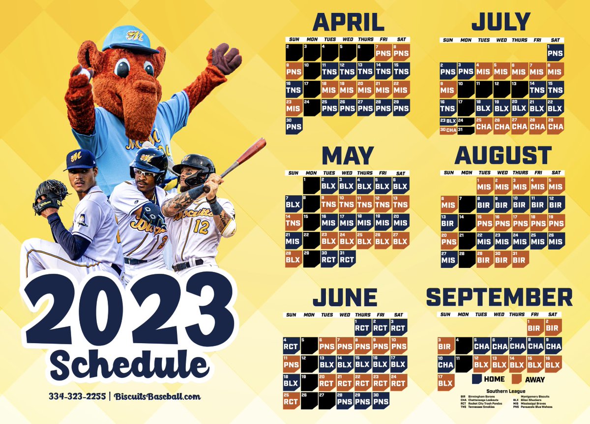 markb_wsfa's tweet photo. The second home stand of the season starts tonight! Biscuits vs. Blue Wahoos. Go Biscuits! @wsfa12news @BiscuitBaseball #BiscuitBaseball #BatterUp https://t.co/RQtly8BODy
