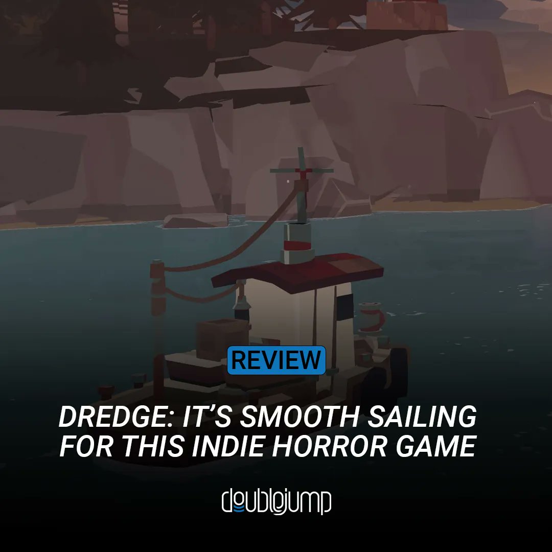 dbljump's tweet photo. #Dredge is a stunning example of an indie debut for @BlackSaltGames. Jump aboard this eerie, #Lovecraftian mix of resource farming and horror and let it take you away on a stranger tide. 

@ruby_zimm's full #review: https://t.co/HhRq9UrEC3 https://t.co/PkYMFevuTR
