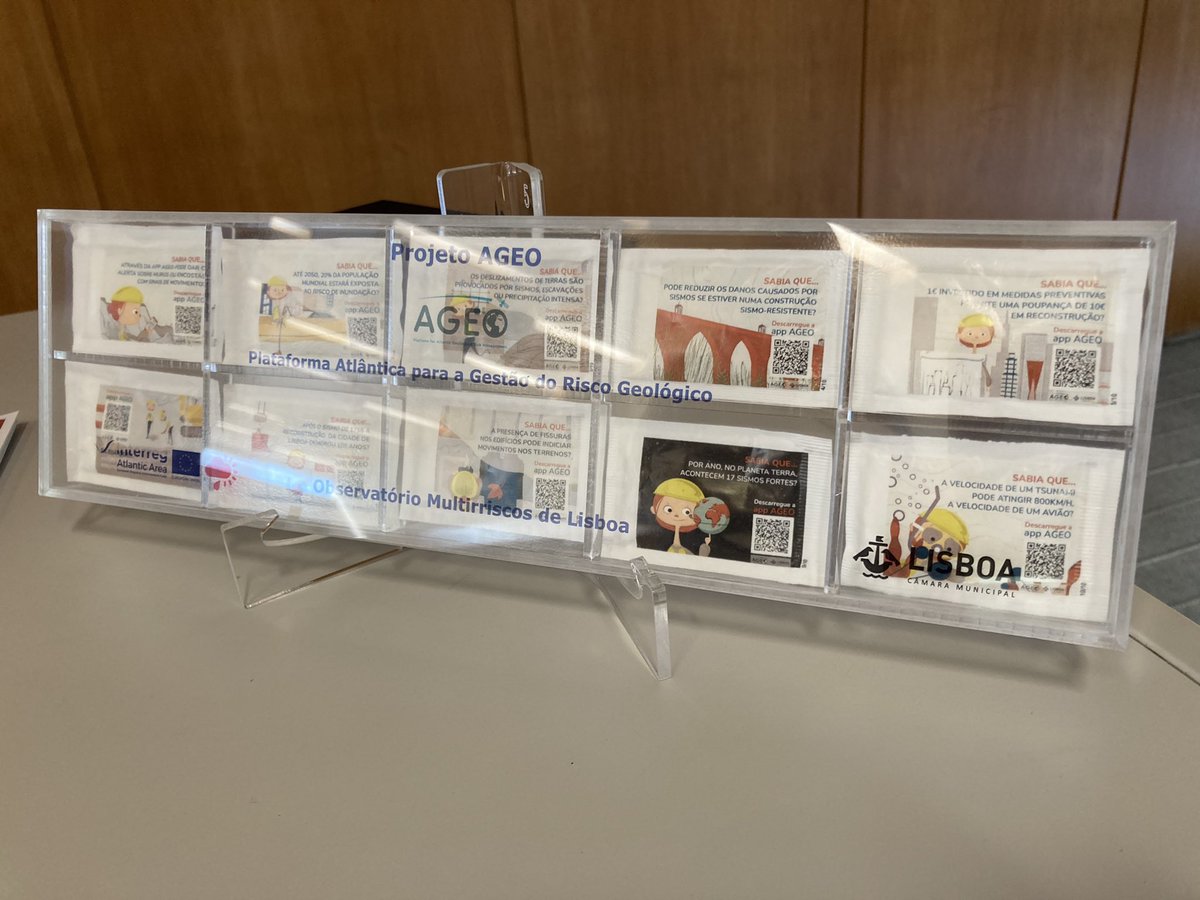 AgeoAtlantic's tweet photo. It’s today!! The AGEO Final Conference is taking place today in #Lisbon hosted by @LNEC_PT and coordinator @istecnico. Remember you can still meet the consortium and #Riska by streaming the event. Sign up in https://t.co/7uUpbjIDF4 https://t.co/ZaxZ4YdyU2