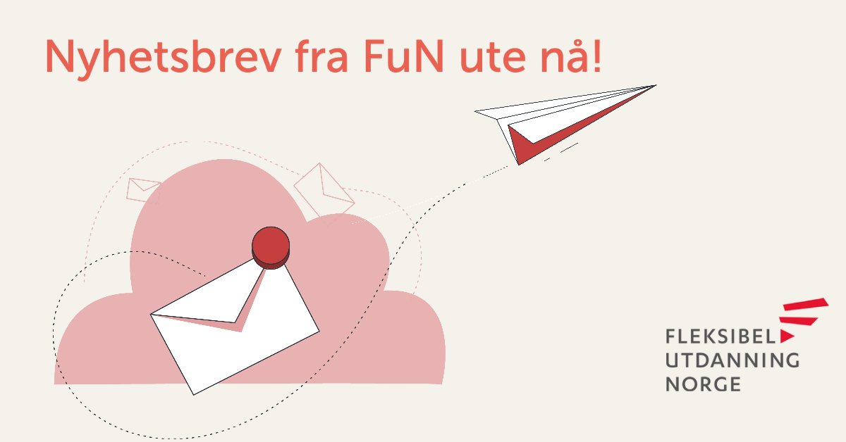 NADE_FuN's tweet photo. Nyhetsbrev fra Fleksibel utdanning Norge, 19. april 2023 - https://t.co/biWXamqe5x https://t.co/TnTZdK0KcK