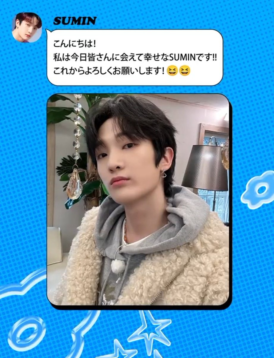 BB0YSUMIN's tweet photo. #SUMIN KCON ARTIST SELFIE TALK 

“Hi, everyone!
I am SUMIN who is happy to meet you all today!! I hope we get along together! 😆😆”

#수민 #싸이커스 @xikers_official https://t.co/WcZXJxJZ3Q