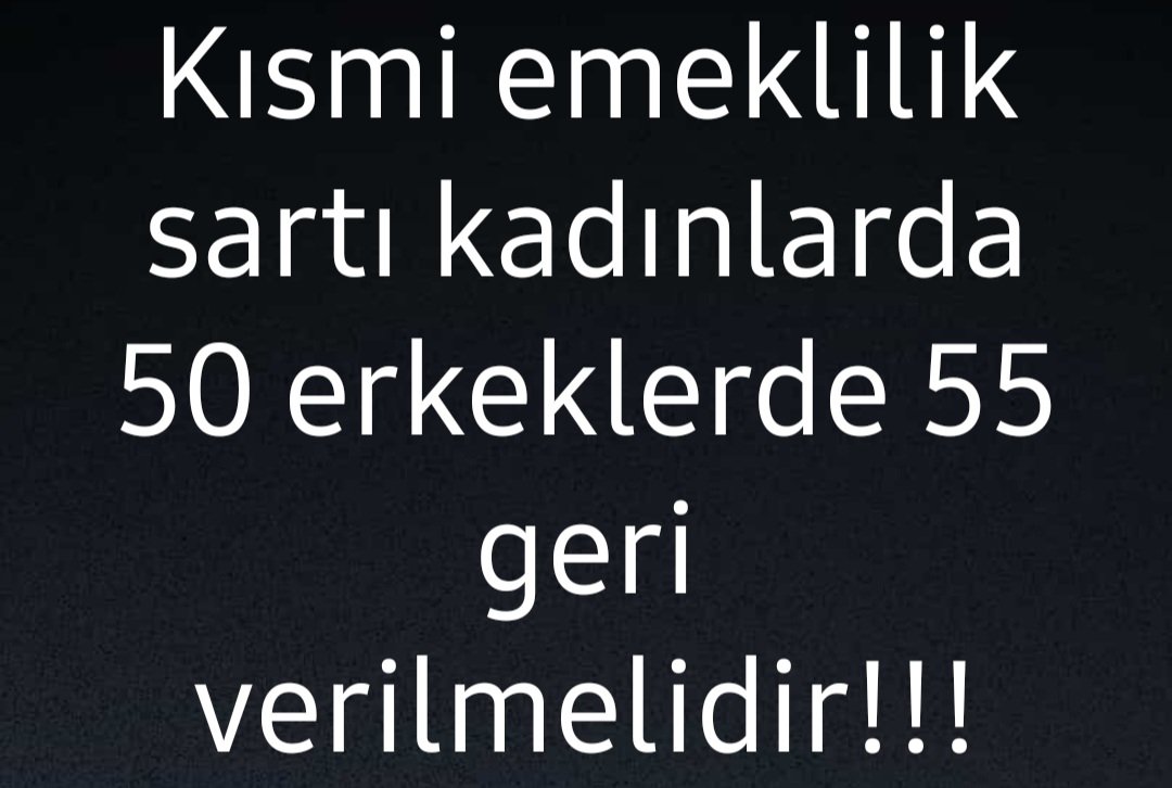 EtemUzun15's tweet photo. KISMİ Emeklilik aynı zamanda bir hukuk savaşıdır.
EYTde 81. maddenin B bendinde yaş kaldırılırken, C bendindeki düzeltilmedi.

KISMİ EMEKLİLİK YAŞa Takıldı!

8.9.99 Öncesi işe girenlerin
Kısmi Emeklilik YAŞ Şartı
yeniden 50-55 olarak düzenlenmelidir https://t.co/gM3xNEsggj