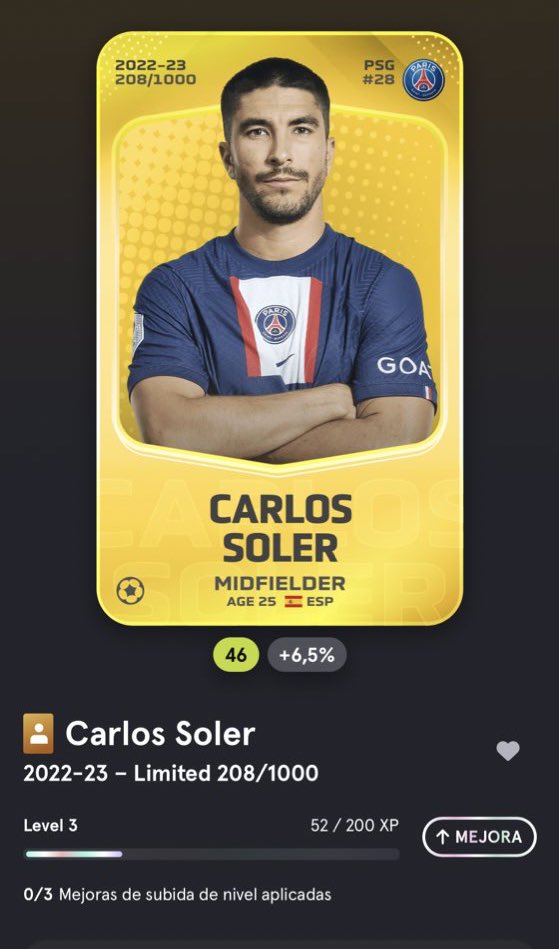 J2v1Sorare's tweet photo. ⚽️WEEKEND GIVEAWAY⚽️

Sorteamos cartas para hacer crecer la cuenta! 

El ganador será elegido entre las personas que cumplan estos 3 requisitos al cierre de la GW

1. Like
2. Follow
3. Retweet

**Mínimo 20 participantes**

#Sorare #SorareGiveaway #Ligue1 #PSG #Paris #carlossoler https://t.co/iu0vEuvM60