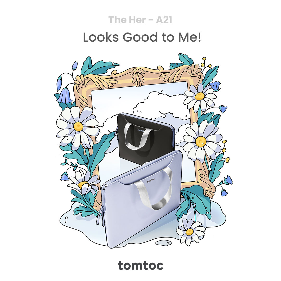 tomtoc_official's tweet photo. With #EarthDay fast approaching, we're feeling some feelings 🥰🌎💚

#earthday2023 #ecofriendly 

💚+ ♻️ below to get one tomtoc The Her- A21 Laptop Handbag free.
Lucky draw today at 8:00 PM California time
🔗https://t.co/ZoV9Q6NGRw🔍A21 https://t.co/SWsTj7Ewd2
