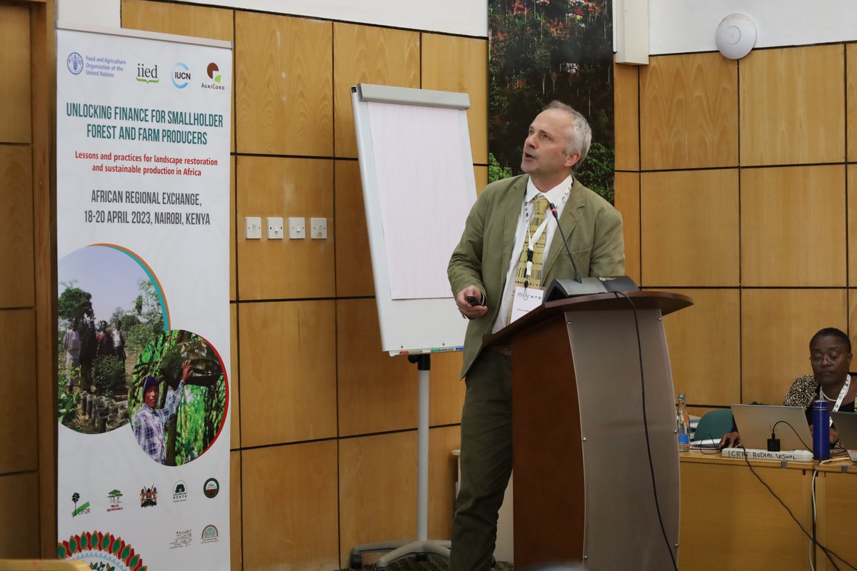 FFDfinland's tweet photo. “We need to make sure that #ClimateFinance are spent well. Little finance actually reaches local level and the most vulnerable. We need to do better”, @DuncanMacqueen, Principal Researcher and Team Leader on forests, @IIED #ForestFarmFacility

@ African regional exchange #Kenya https://t.co/7eJjKuGnYu