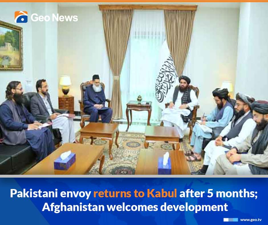 pKarokhail's tweet photo. In a positive development, Pakistan Embassy’s chargé d’affaires in Afghanistan Ubaid Ur Rehman Nizamani assumed charge of his office five months. https://t.co/Ks7RogbnQy