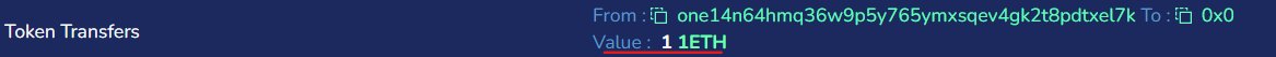 Houndvalidator's tweet photo. Good night! We've just burned 1 whole 1ETH!
$one = 3,000
1ETH burned π₯= 1
De-pegged $ = 2,087
https://t.co/cZCRqyUV33
Thank you for your support!!π₯π«‘πΆ
#recoveryone #repeggingeffort #harmonyone https://t.co/2dOth8WQdL