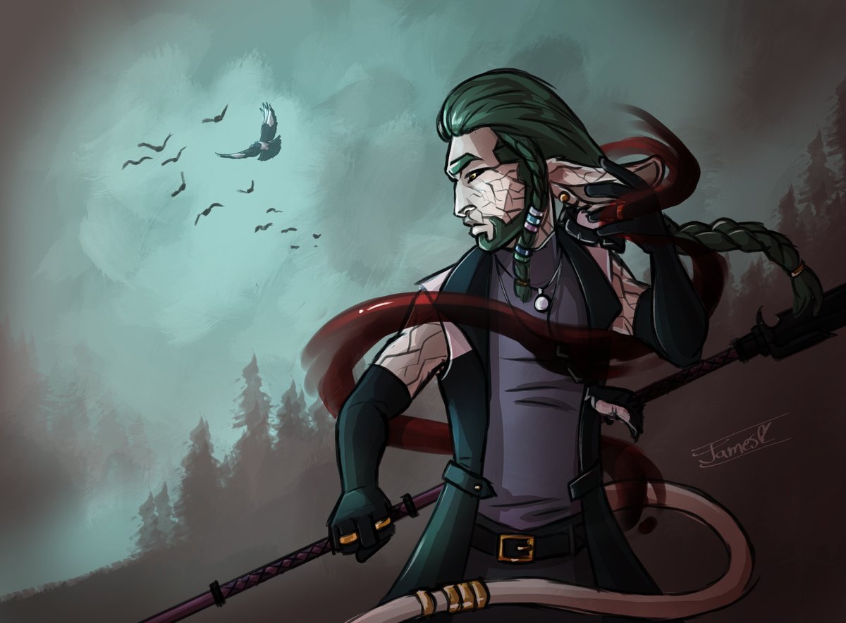 SolemnMonocle's tweet photo. Really trying to practice movement and dynamic poses in my art. This was a first attempt! https://t.co/sgUfeES69e