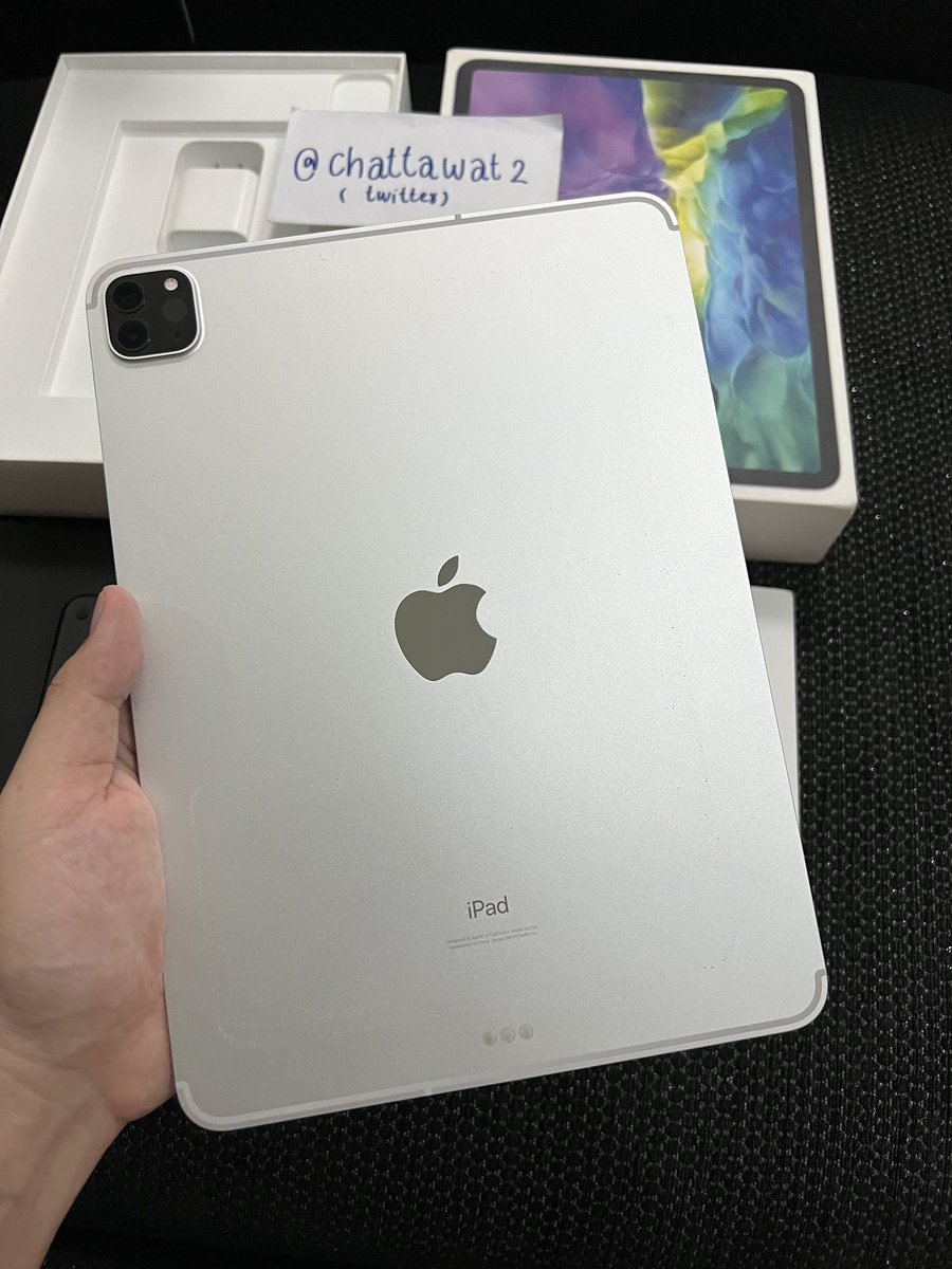 chattawat2's tweet photo. iPad Pro11(2020) Cellular ใส่ซิม 128GB สีเงิน ศูนย์ไทย
ราคา 20500฿
ประกันหมดแล้ว ใช้งานได้ป���ติ
*มีรอยด้านหลังเครื่อง ไม่ส่งผลต่อการใช้*
อุปกรณ์ครบ+ฟิล์มกระจก+แถมเคสMOFT
#ไอแพดมือสอง #ไอแพดเพื่อการศึกษา #ไอแพดมือ2 #ipadมือสอง #iPadเพื่อการศึกษา #ส่งต่อไอแพด #ipadpro2020 #ipadproM1 https://t.co/cdo3ky3kng