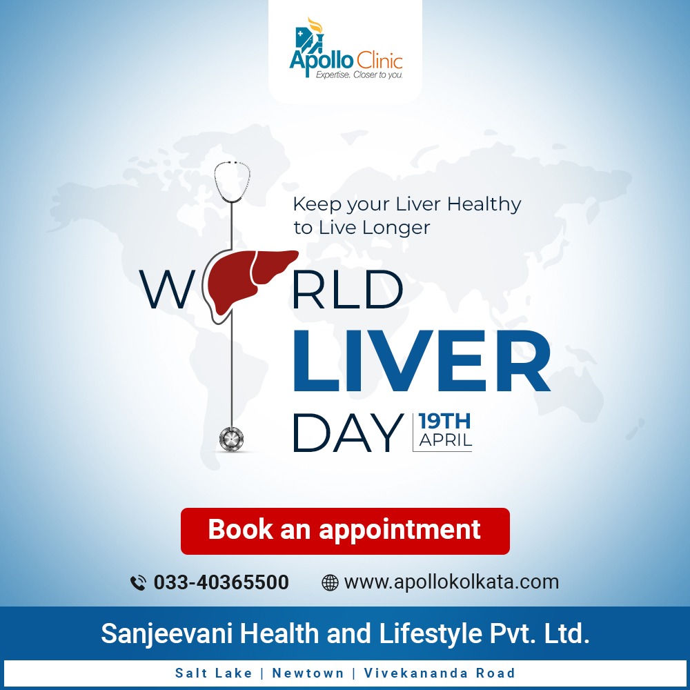 The liver is the second largest organ of the human body, after your skin. This #WorldLiverDay, promise yourself to take care of your #liver to stay #healthy & live longer.

#CareForYourLiver #HealthyLiver #Healthcare #stayfit #ApolloNewtown #Apollosaltlake #Apollovivekanandaroad