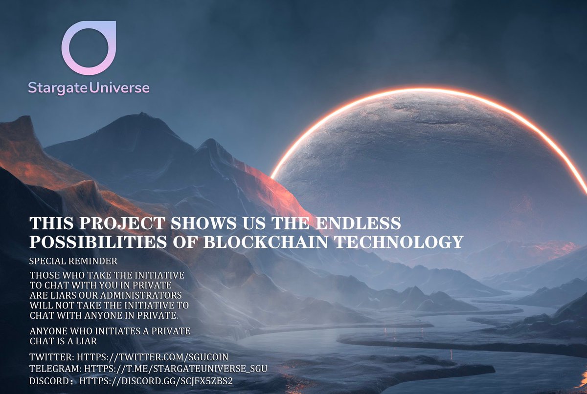 DotbitAlpha's tweet image. .bit &amp;amp; Stargate Universe  @SGUCoin

#Freemint whitelist #Giveaway 

Rewards:
🎁 Stargate Universe freemint spots for 20 winner(s)

✅Join Campaign: s.giveaway.com/15wiy9t
@Giveaway_HQ rewards ndmzTzXS8Al