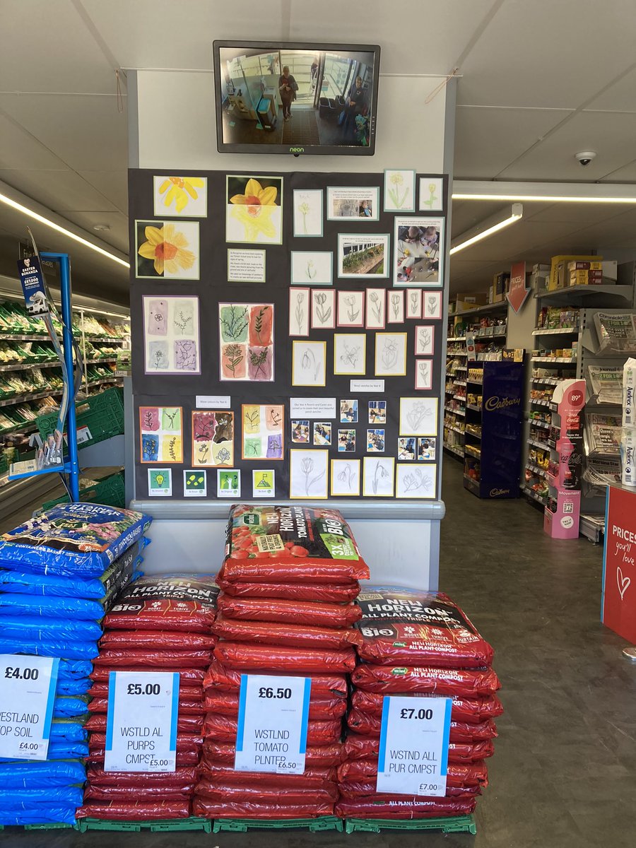 GCPSYear4's tweet image. Now that Spring seems to have finally arrived, why don’t you pop down to our local Co-op and check out the beautiful work from our talented children - their ‘Signs of Spring’ 🌹🌼🌿#beamazed #spring #localcoop @GreenfieldsCPS @coopuk
