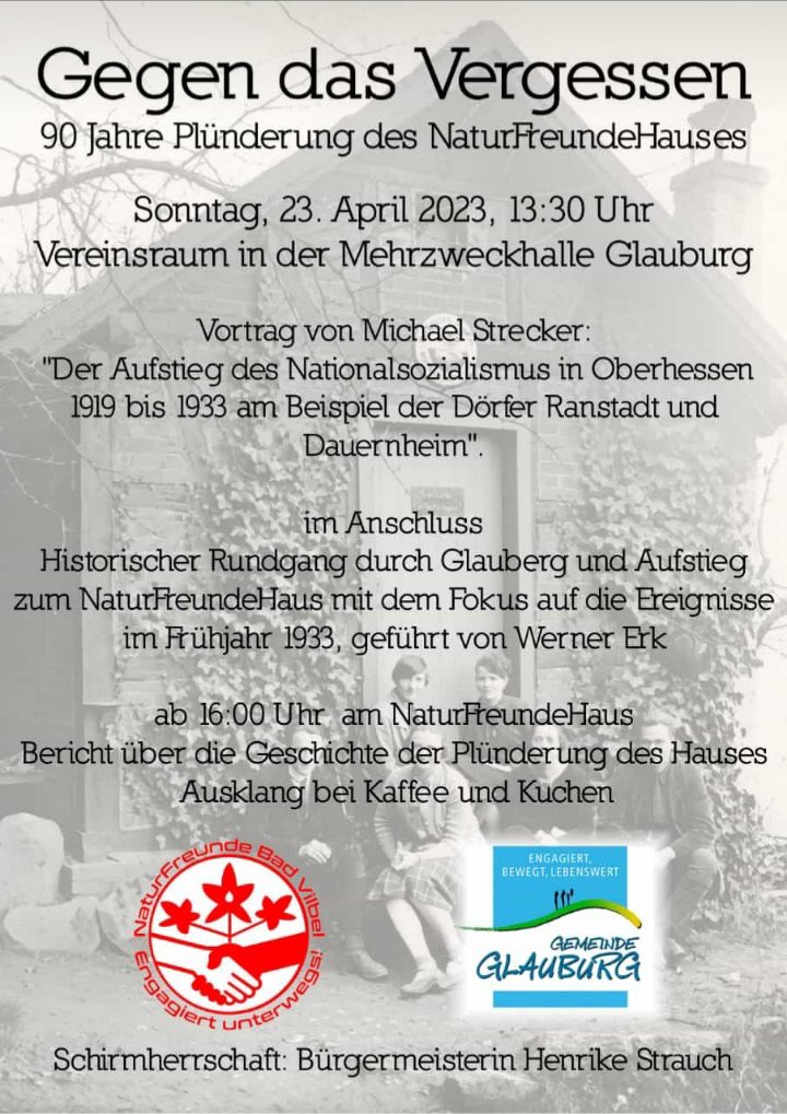 #gegenDasVergessen #Naturfreunde #BadVilbel