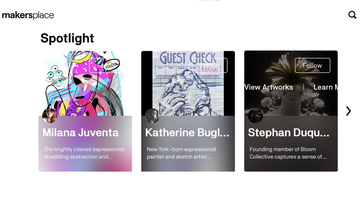 MJuventa's tweet photo. G❤️M, fam!
My interview is on MakersPlace's main page and I feel like a celebrity!
But let's be real, I'll feel even more famous when I have more feedback than a cat video on YouTube. 😂 Give it a read and let me know what you think!😃
#FeedbackPlease
link below ☺️ https://t.co/yVYS3VkmPw