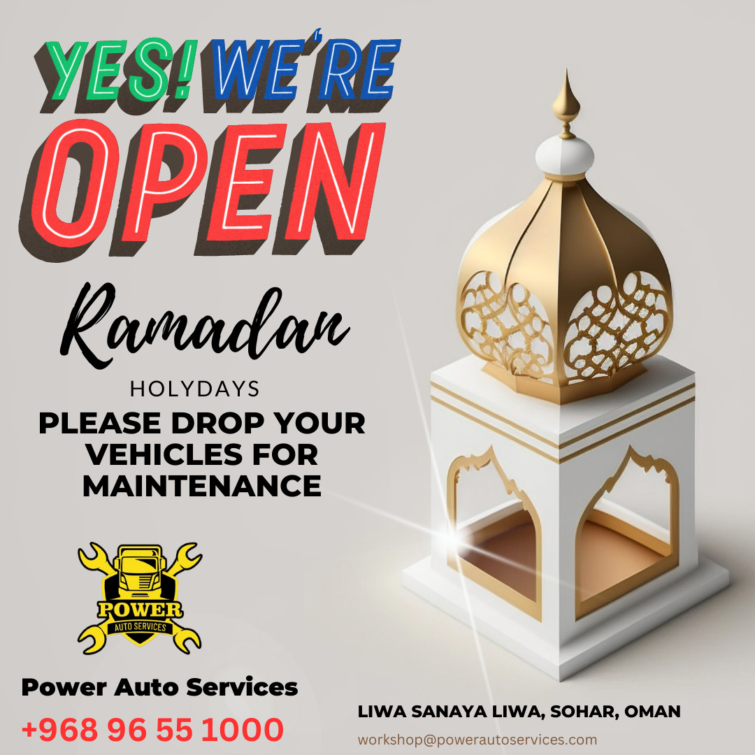 PowerAuto7's tweet image. We are open on Ramadan Holidays. Pls drop you vehicles &amp;amp; Forklifts for Maintenance.
हम रमजान की छुट्टी पर खुले हैं। कृपया रखरखाव के लिए वाहन और फोर्कलिफ्ट छोड़ दें।
ہم رمضان کی چھٹیوں پر کھلے ہیں۔ براہ کرم مینٹیننس کے لیے گاڑیاں اور فورک لفٹ چھوڑ دیں۔

wa.me/message/IF22H3…