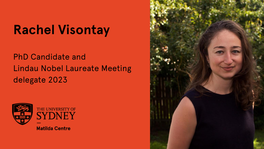 🧵1/2 | Congratulations @RVisontay who has been selected to attend the prestigious @lindaunobel in Germany this year. @Science_Academy nominated Rachel as they believe she will be a fantastic representative of Australian science at the meeting... and we couldn't agree more!