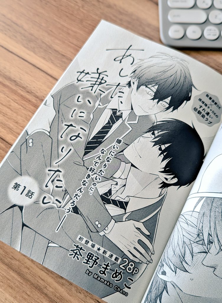 4/21発売のDariaさん(6月号)にて「あした、嫌いになりたい」という新連載させていただきます✨
幼馴染ですれ違いラブで執着攻め陰キャ受けがお好きな方…よろしくお願いします〜!!! 