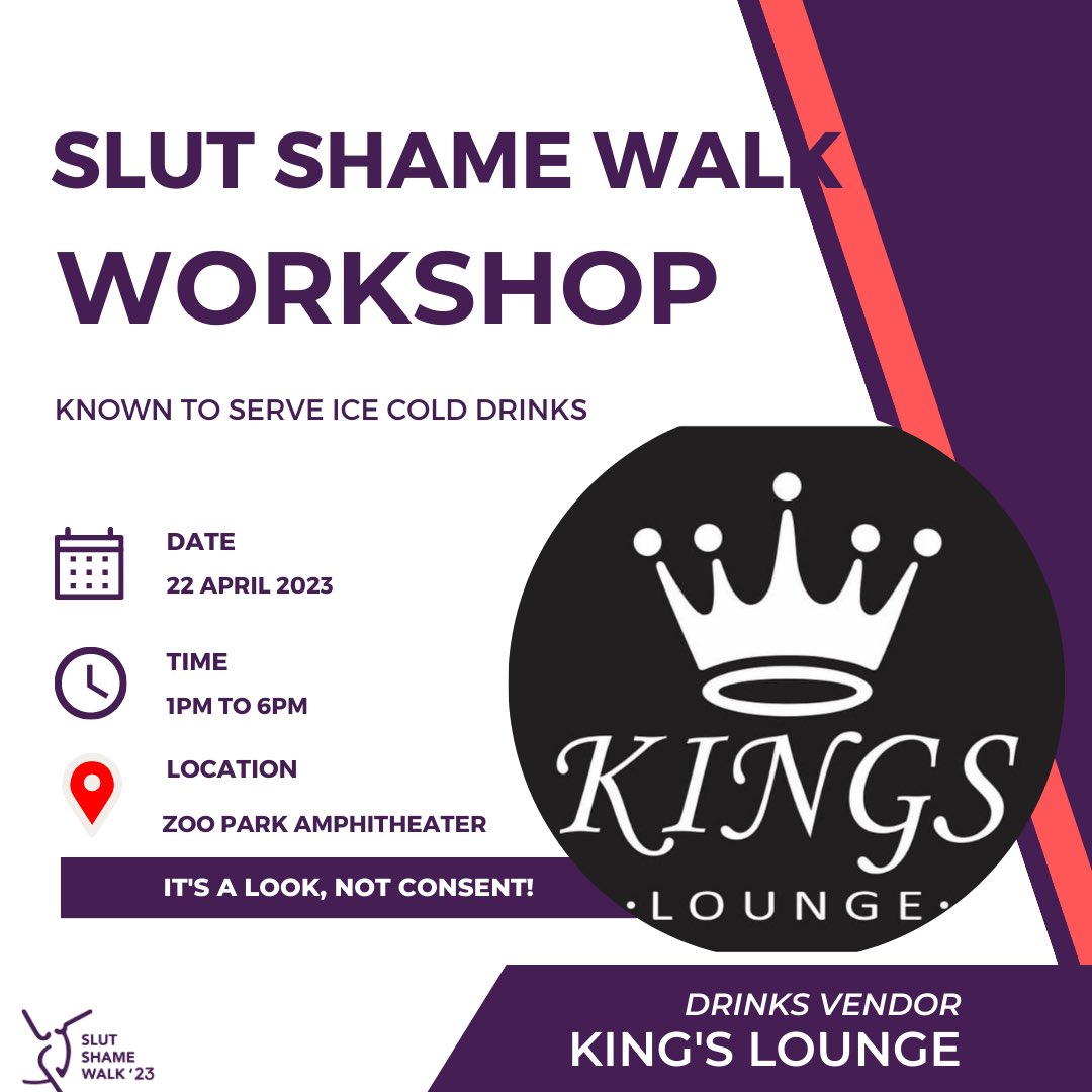 slutshamewalk's tweet photo. 3 DAYS TO GO WINDHOEK #SLUTSHAMEWALK WORKSHOP will take place directly after the protest at Zoo Park Amphitheater, where the protest ends. We cannot wait to engage, connect&network, learn and exchange knowledge from each other! ITS A LOOK NOT CONSENT! See you!
#endrapeculture https://t.co/jCN6YiWjLA