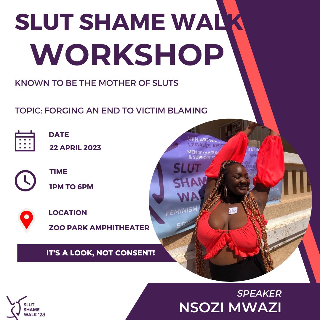 slutshamewalk's tweet photo. 3 DAYS TO GO WINDHOEK #SLUTSHAMEWALK WORKSHOP will take place directly after the protest at Zoo Park Amphitheater, where the protest ends. We cannot wait to engage, connect&network, learn and exchange knowledge from each other! ITS A LOOK NOT CONSENT! See you!
#endrapeculture https://t.co/jCN6YiWjLA